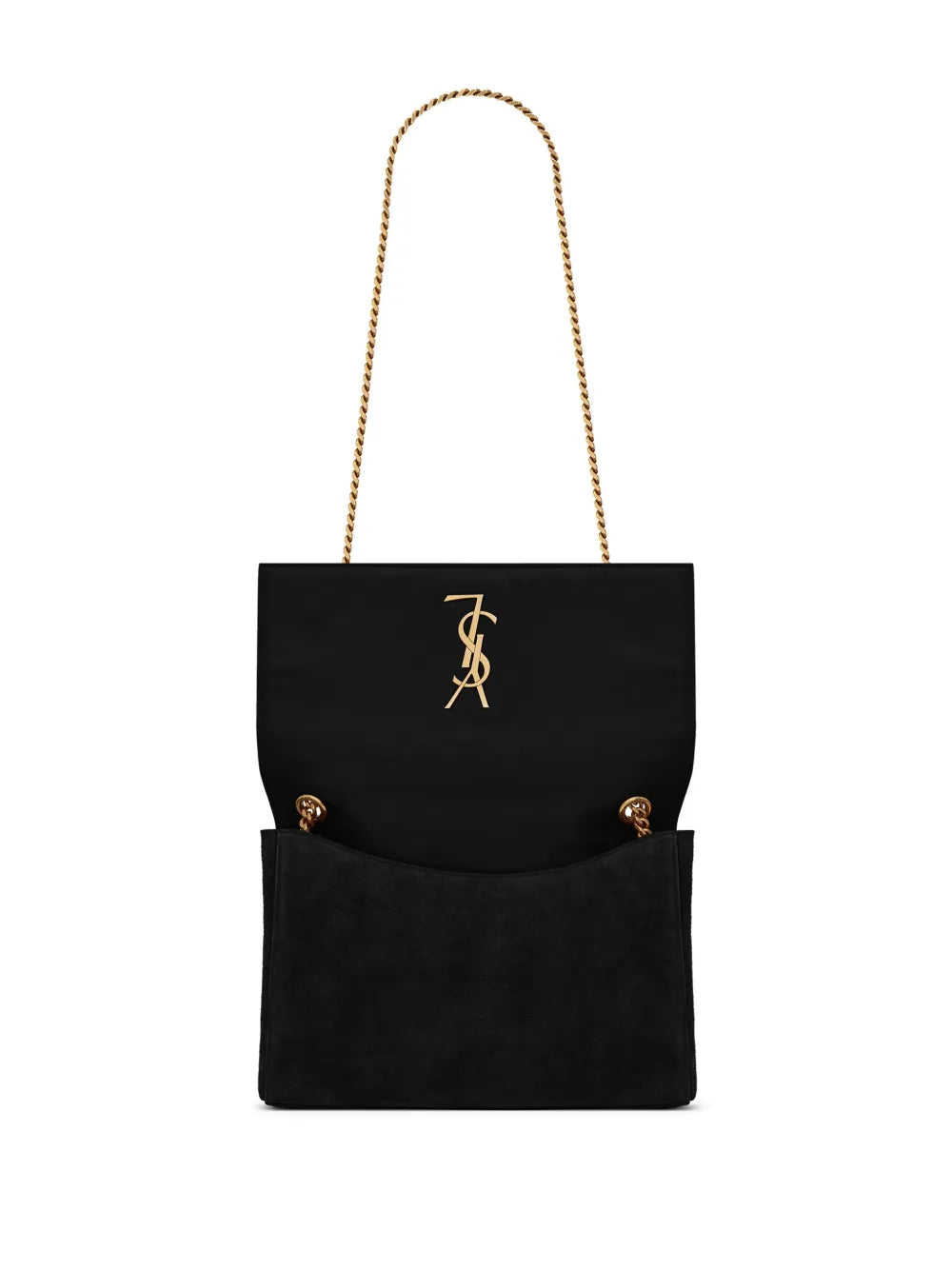 Saint Laurent Medium Kate Logo Plaque Shoulder Bag