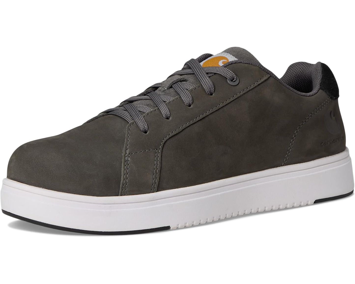 Men's Carhartt Detroit Nano Toe Leather Sneaker Medium Grey