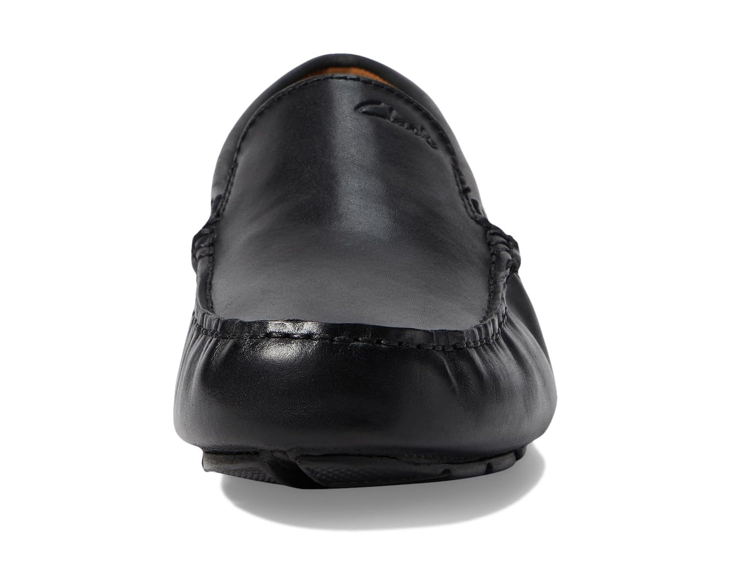 Men's Clarks Markman Plain Black Leather