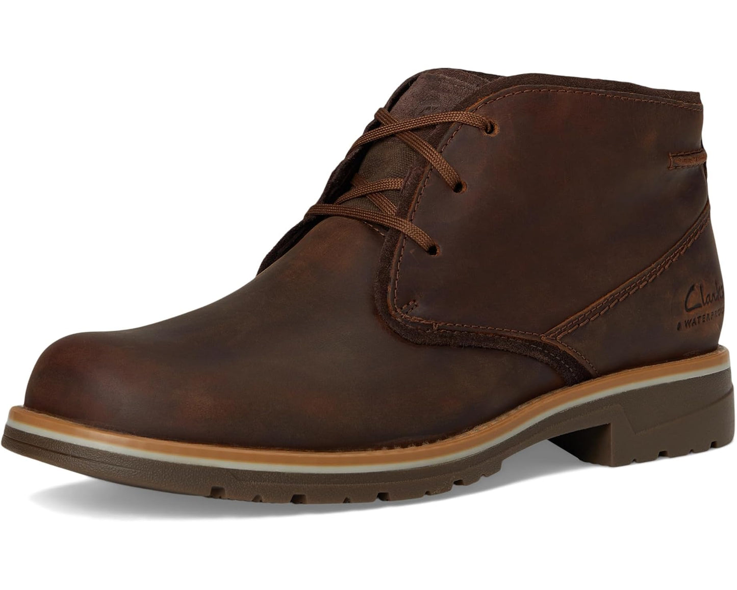 Men's Clarks Morris Peak Waterproof Beeswax Leather