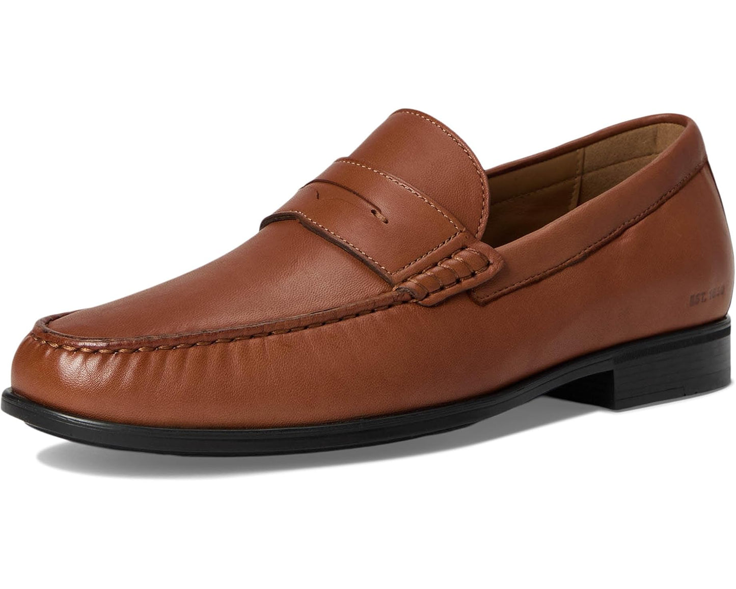 Men's Johnston & Murphy Harrison Penny Cognac Glove Leather