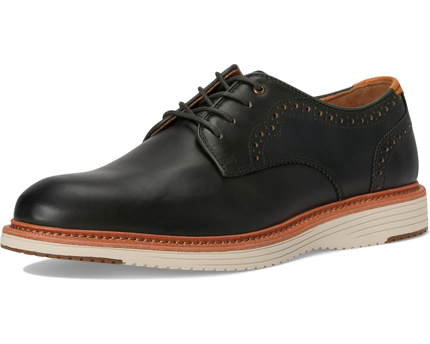 Men's Johnston & Murphy Upton 175th Plain Toe Olive Oiled American Full Grain