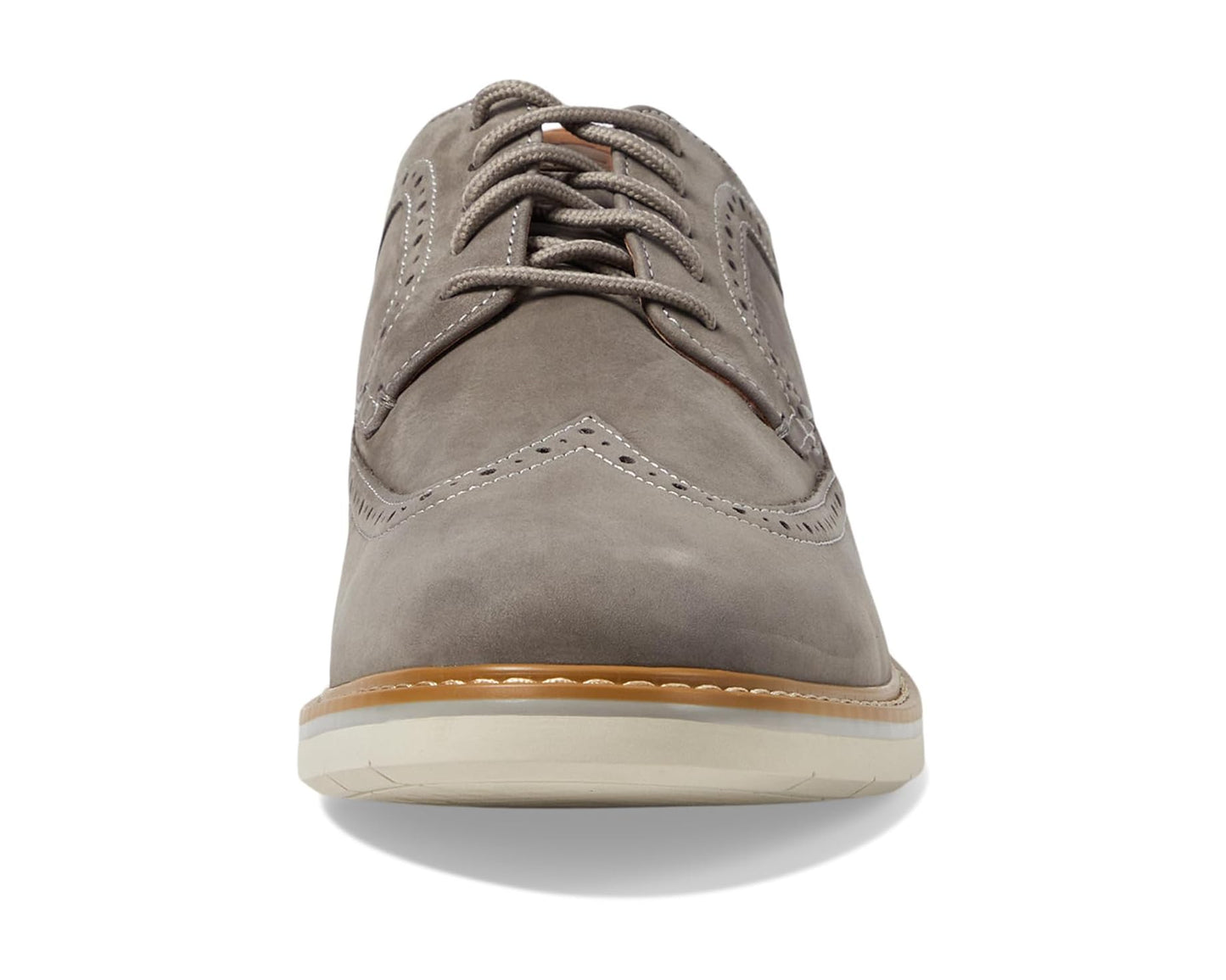 Men's Florsheim Norwalk Wingtip Oxford Gray Nubuck
