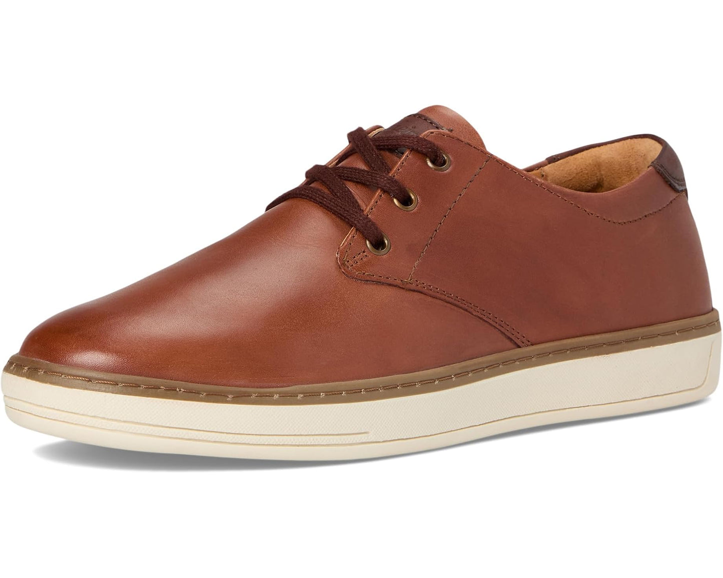 Men's Florsheim Caper Plain Toe Sneaker Oxford Cognac