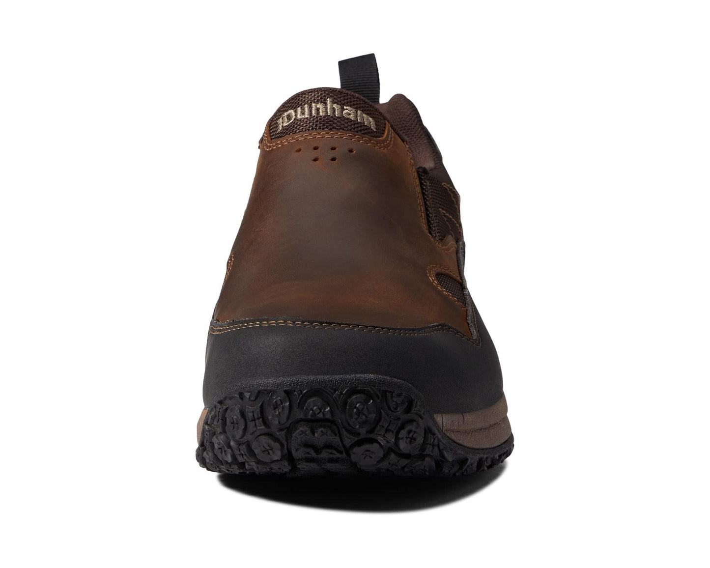 Men's Dunham Cloud Plus Waterproof Slip-On Brown Leather