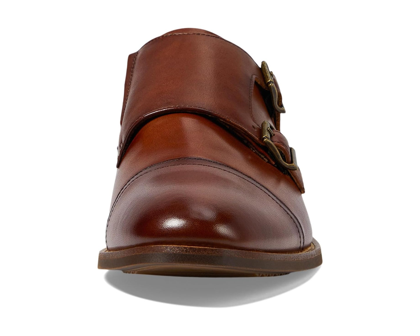 Men's Florsheim Rucci Cap Toe Double Monk Oxford Cognac