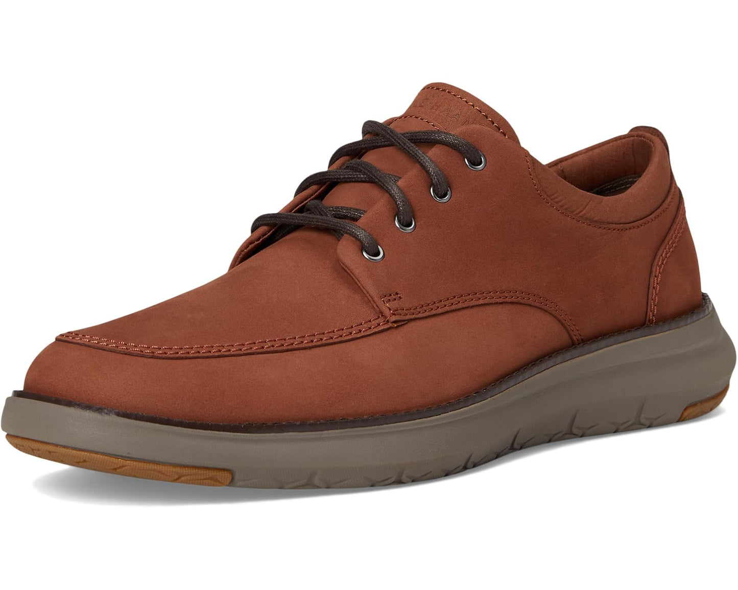 Men's Cole Haan Grand Remix Apron Toe Oxfords Sequoia Nubuck/Dark Chocolate/Truffle