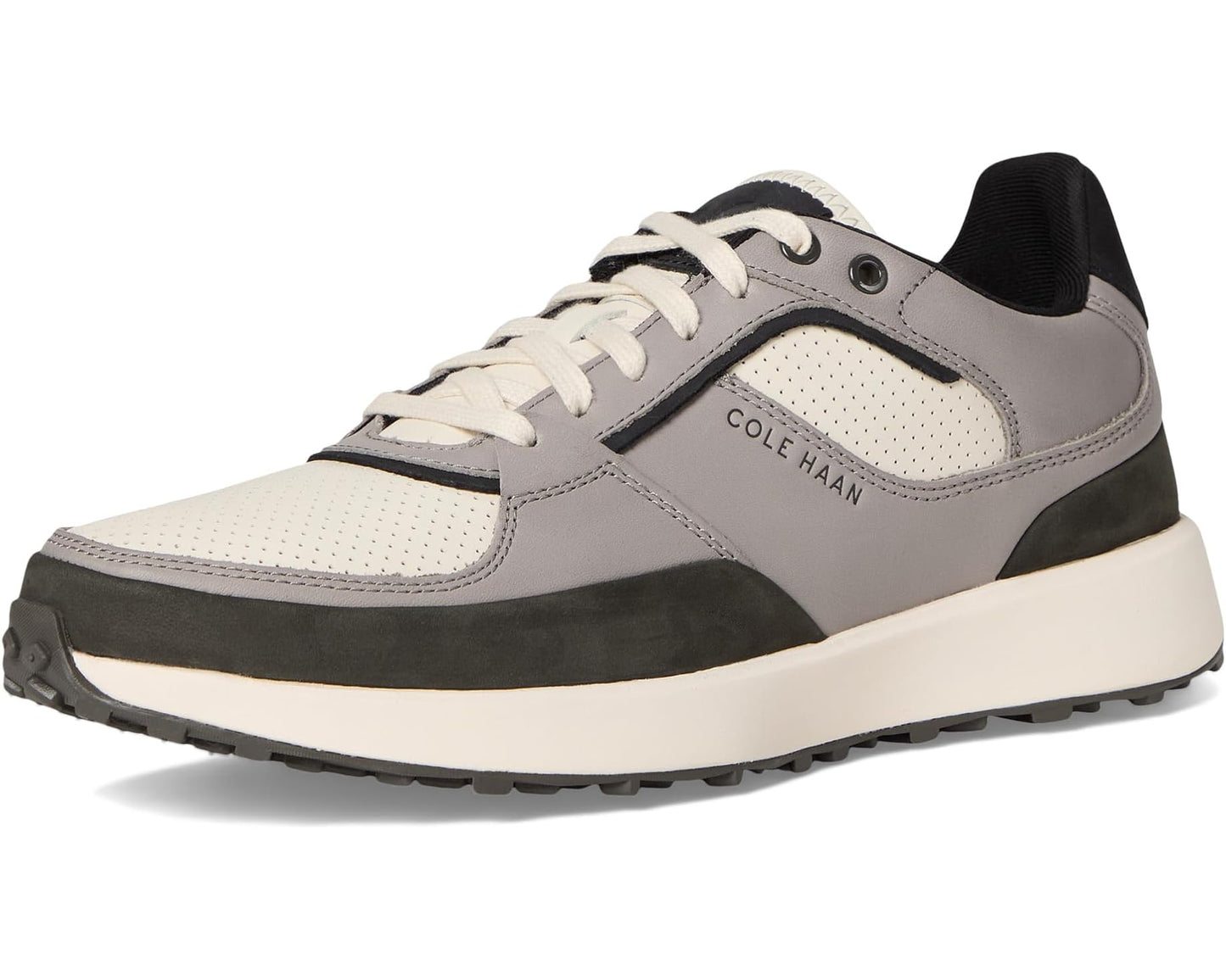 Men's Cole Haan Grand Crosscourt Downtown Sneakers Ironstone/Black/Ivory