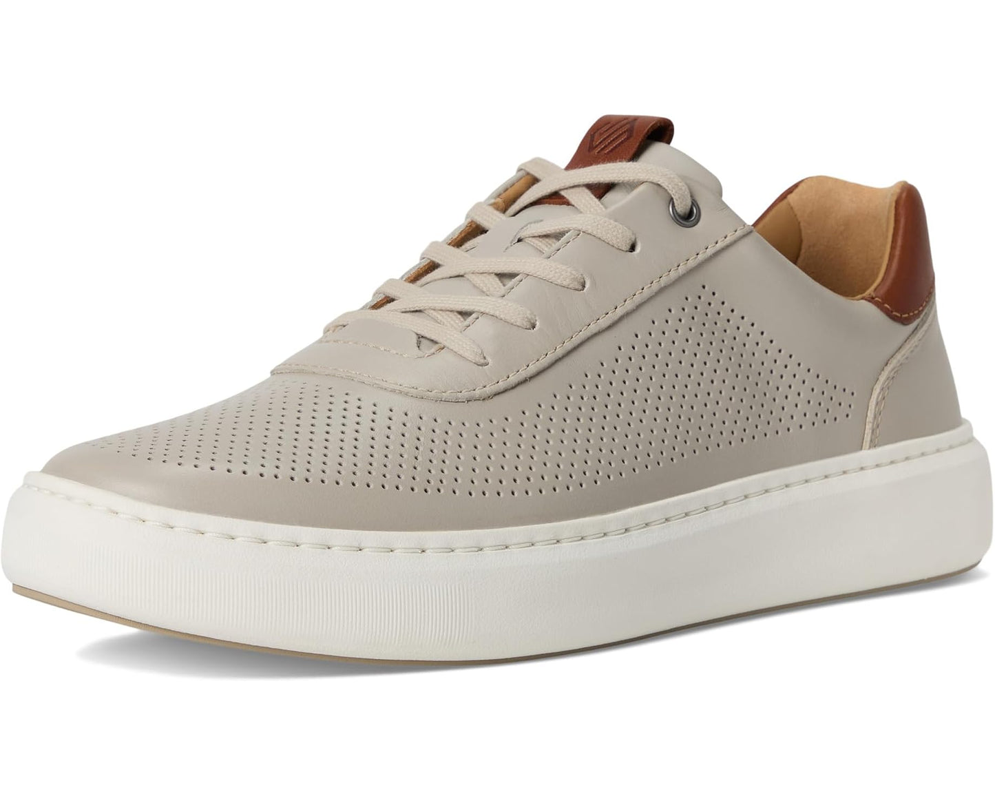 Men's Johnston & Murphy Anders Perfed U-Throat Beige