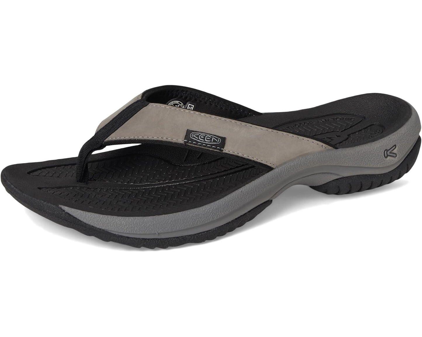 Men's KEEN Kona Flip TG Steel Grey/Black