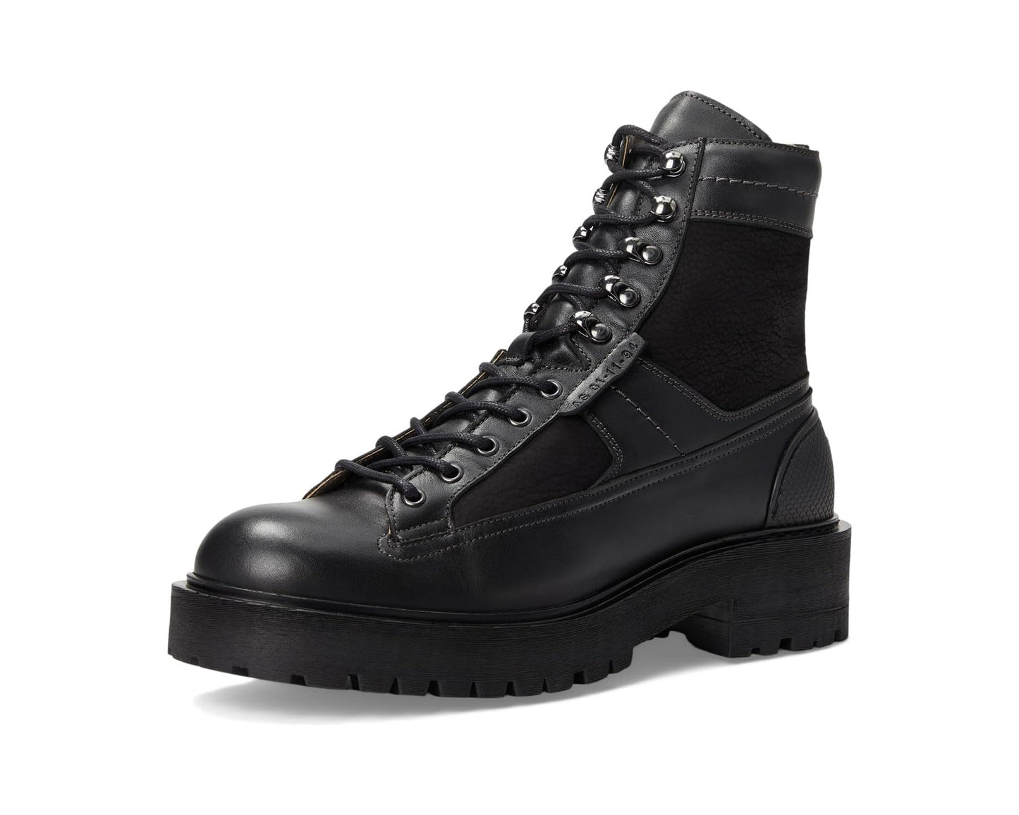 Men's AllSaints Hank Combat Boots Black