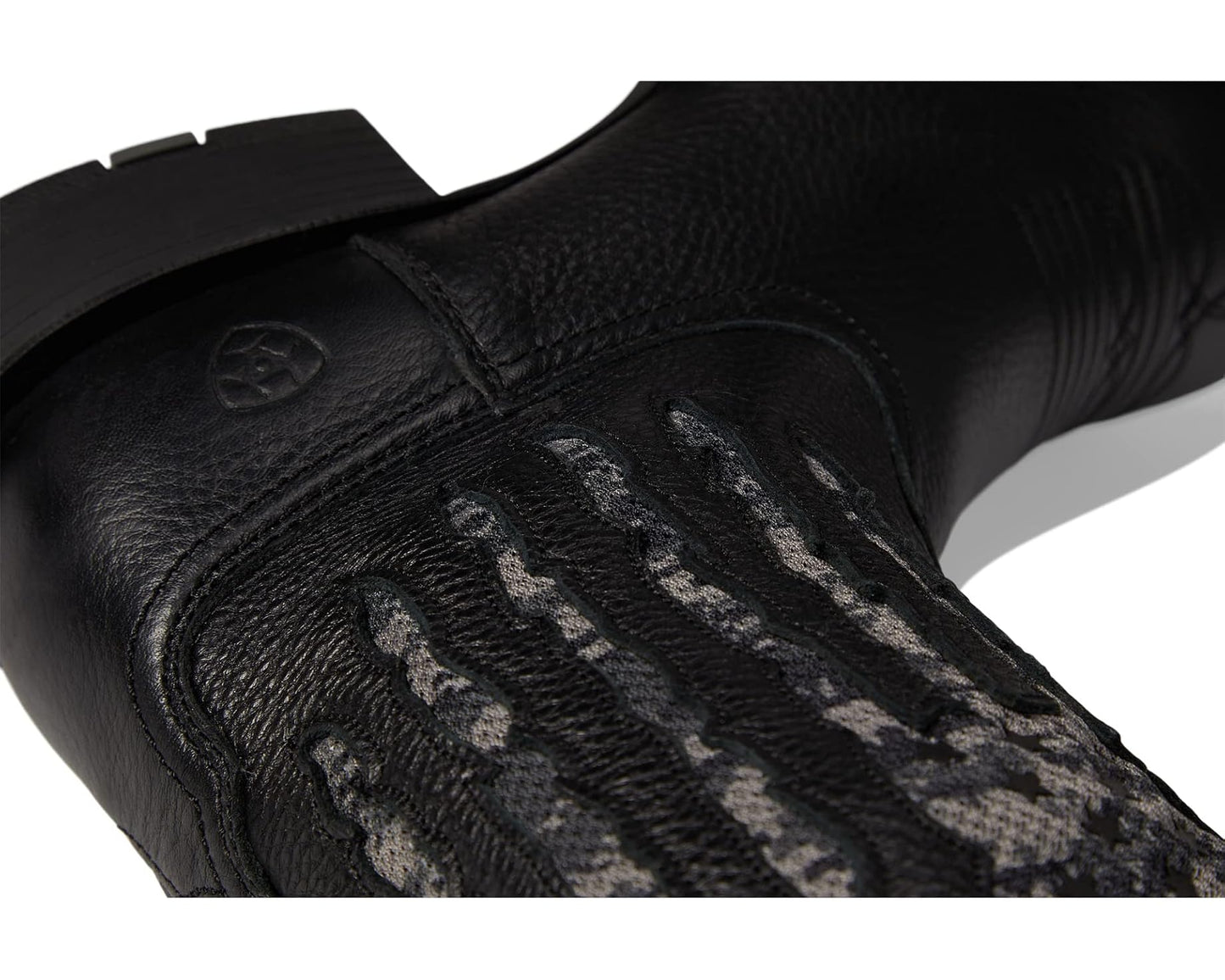 Men's Ariat Sport My Country VentTEK Western Boot Black Deertan/Black Camo Print