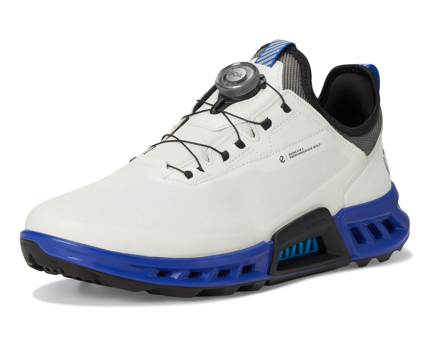 Men's ECCO Golf Biom C4 Boa Gore-tex Waterproof Golf Shoe White/Virtual