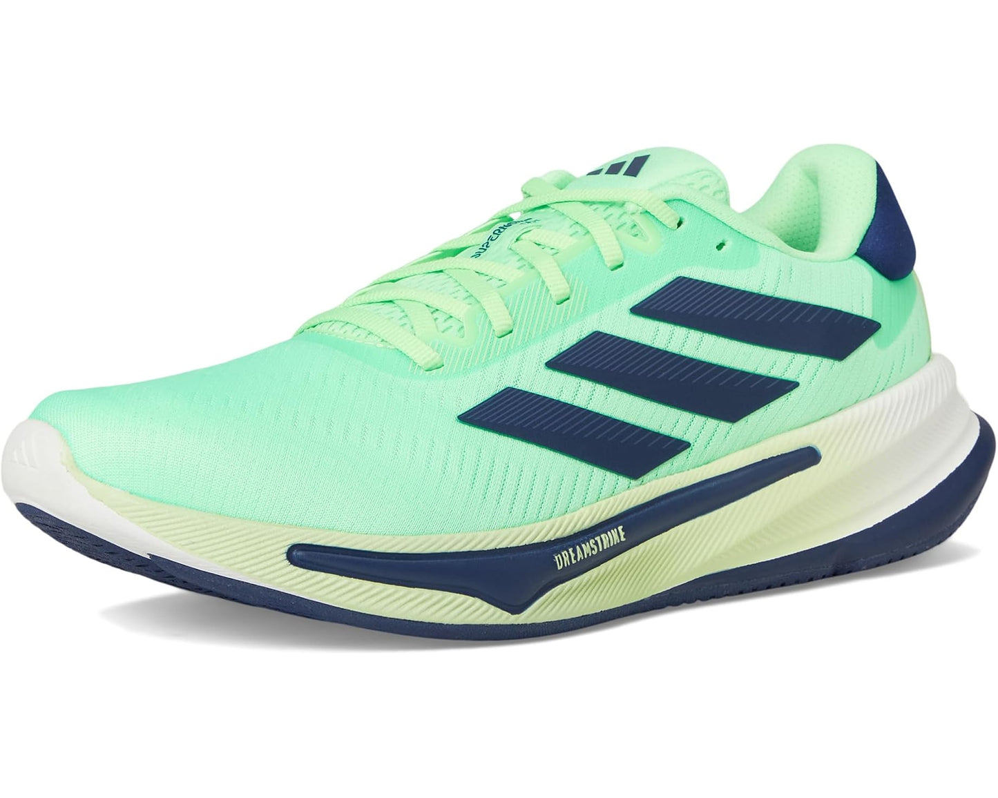 Men's adidas Supernova Ease Running Shoes Lime Burst/Dark Blue/White