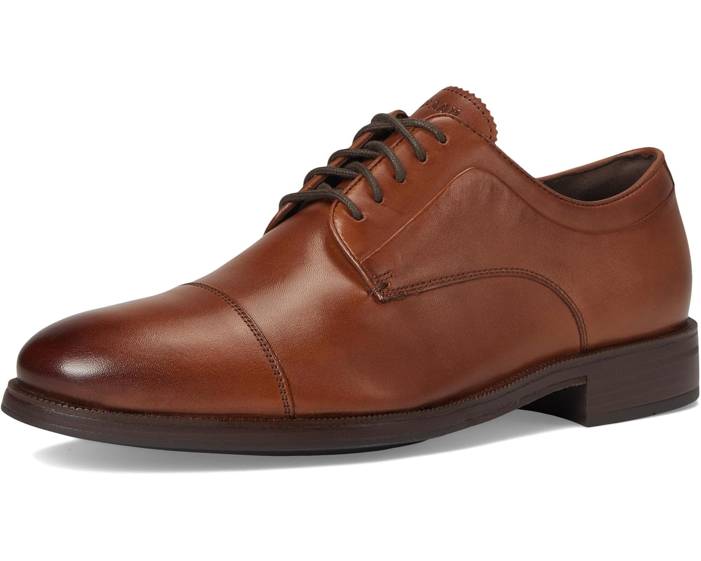 Men's Cole Haan Dean Grand Cap Toe Oxfords Brit Tan/Dark Chocolate/Natural