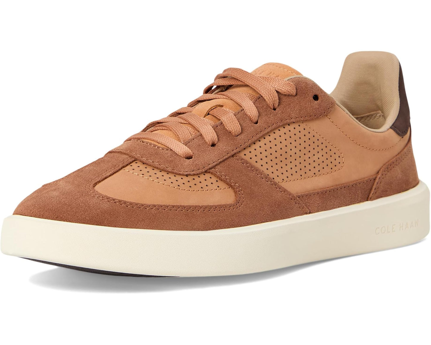 Men's Cole Haan Grand Crosscourt Modern Turf Sneaker British Tan/Natural Tan/Ivory