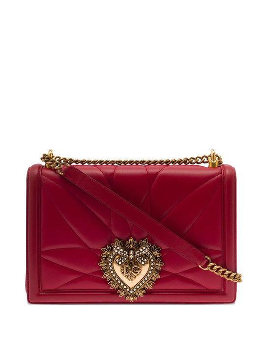 Dolce Gabbana Large Devotion Quilted Shoulder Bag