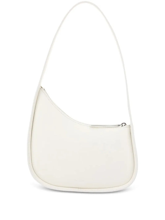 The Row Half Moon Leather Shoulder Bag