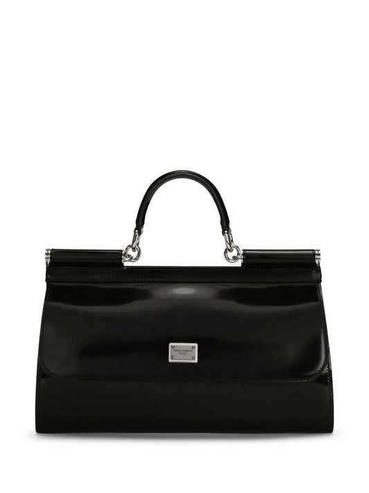 Dolce Gabbana Kim Dolcegabbana Sicily Leather Top Handle Bag