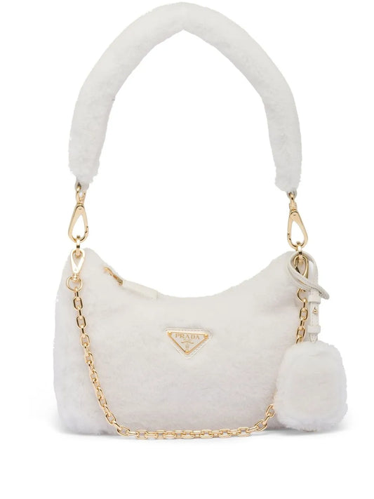 Prada Re Edition Shearling Mini Bag