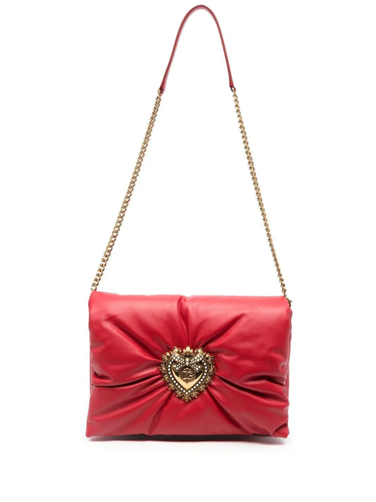 Dolce Gabbana Medium Devotion Soft Clutch