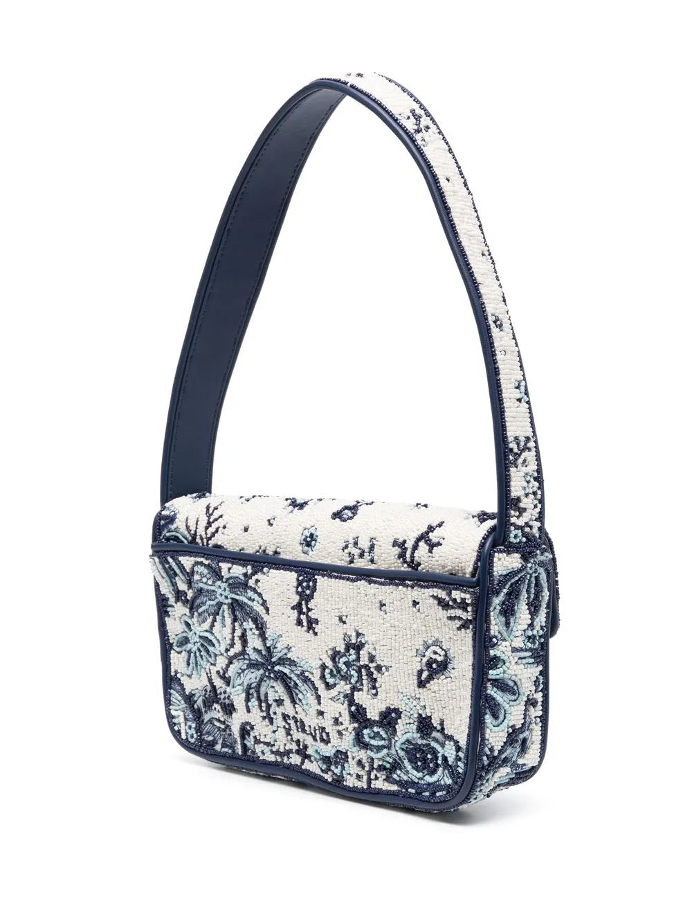 Staud Tommy Beaded Shoulder Bag