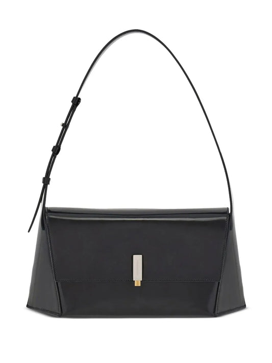 Ferragamo Geometric Leather Shoulder Bag