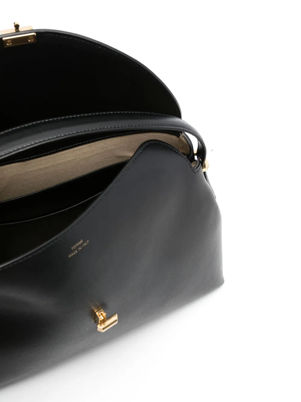 Toteme T Lock Leather Shoulder Bag