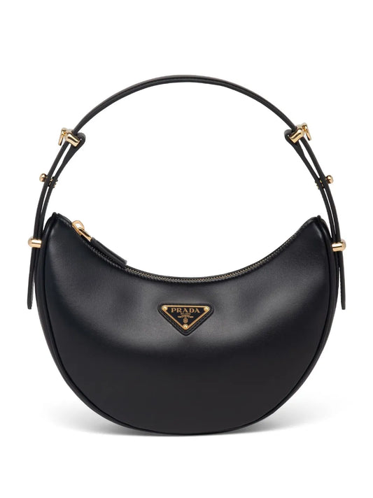 Prada Arque Leather Shoulder Bag