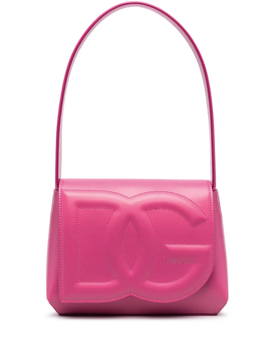 Dolce Gabbana Dg Logo Leather Shoulder Bag