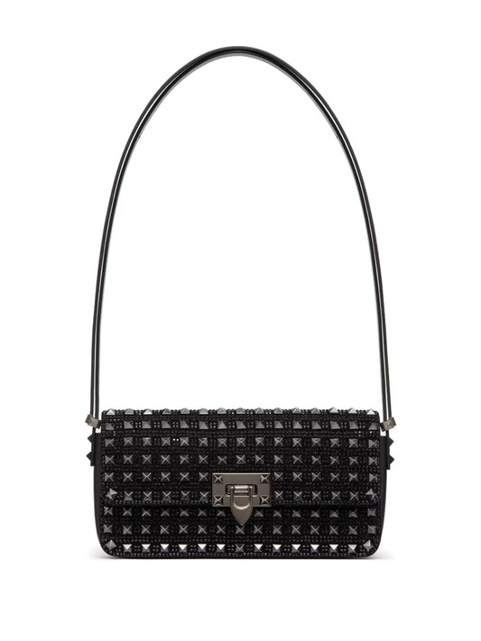 Valentino Garavani Rockstud23 Ew Embroidered Shoulder Bag
