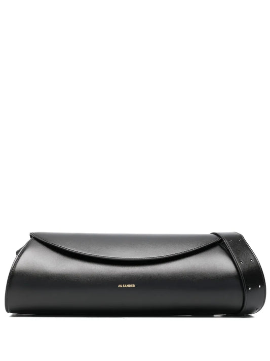 Jil Sander Large Cannolo Leather Shoulder Bag