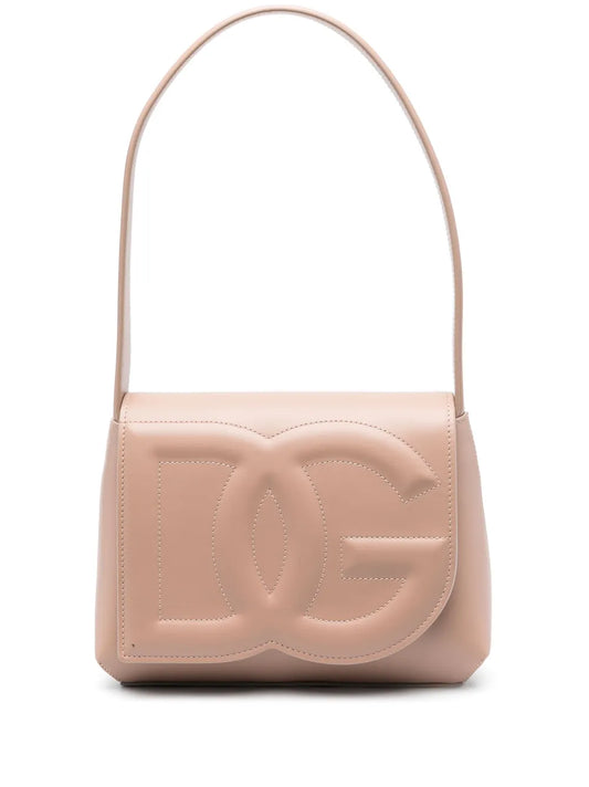 Dolce Gabbana Dg Logo Leather Shoulder Bag