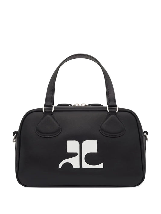 Courreges Reedition Leather Bowling Bag