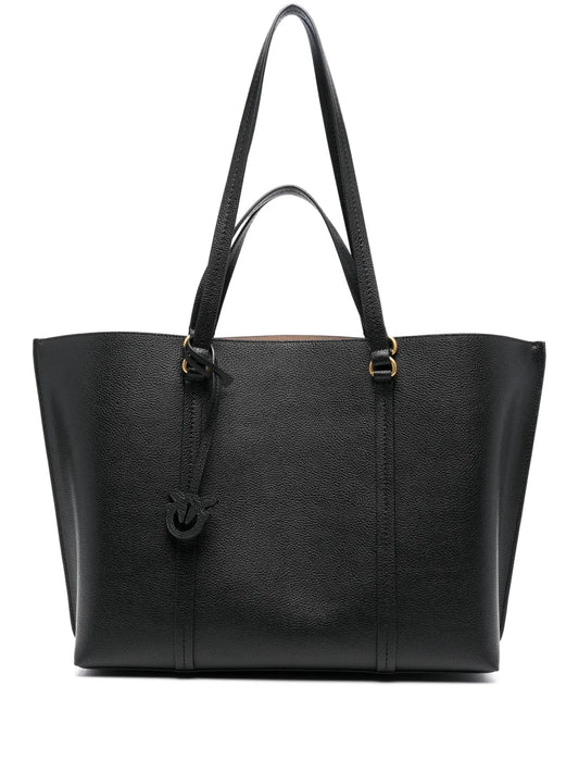 Pinko Love Birds Motif Leather Bag