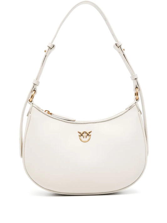 Pinko Love Birds Leather Shoulder Bag