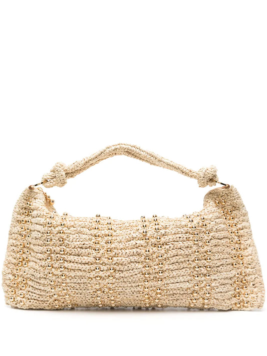 Cult Gaia Hera Raffia Shoulder Bag