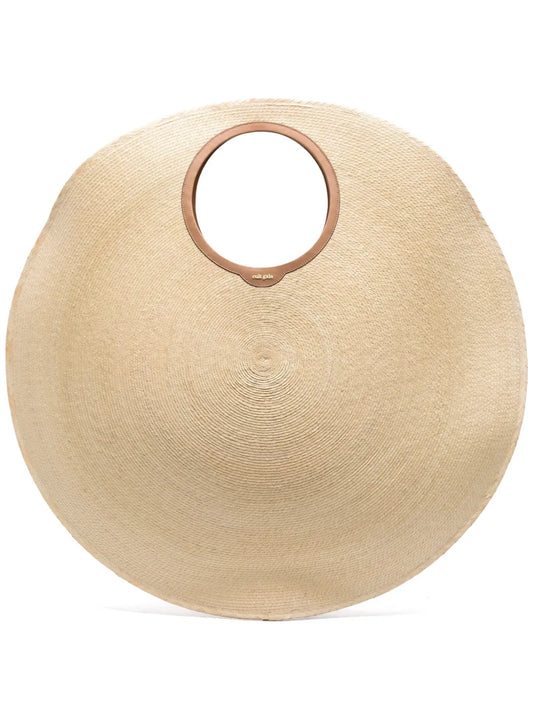 Cult Gaia Amun Raffia Shoulder Bag
