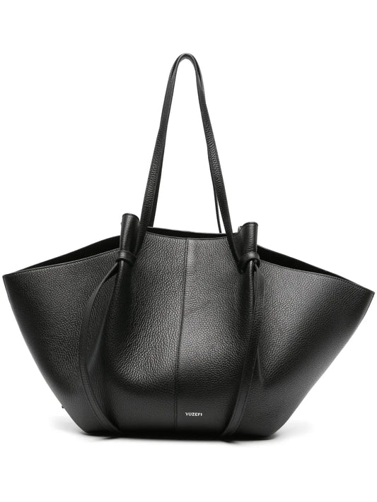 Yuzefi Large Mochi Leather Tote Bag