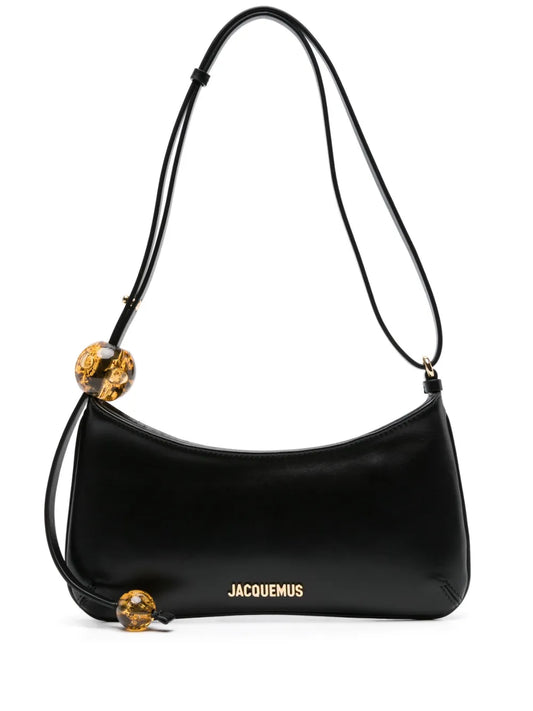 Jacquemus Le Bisou Perle Leather Shoulder Bag