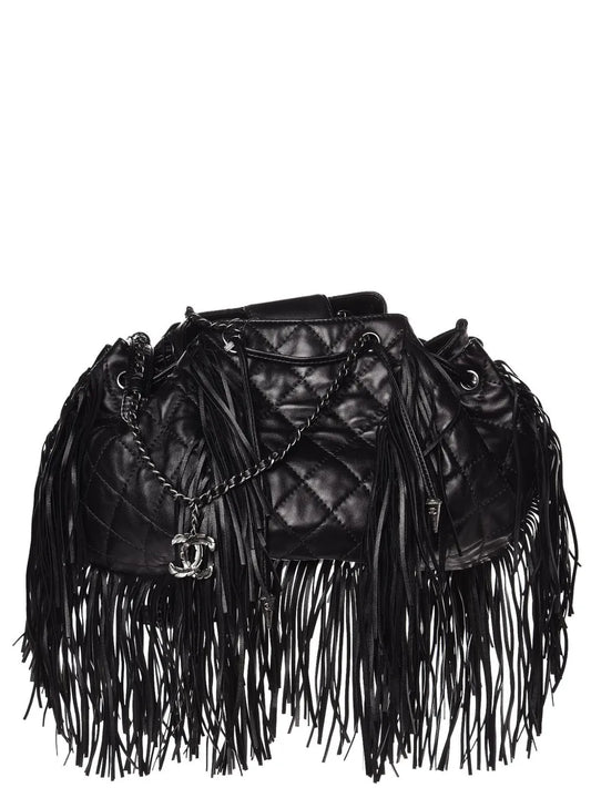 Chanel Pre Owned Paris Dallas Fringed Shoulder Bag