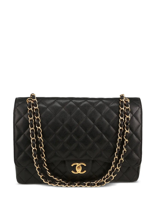 Chanel Pre Owned Jumbo Double Flap Shoulder Bag