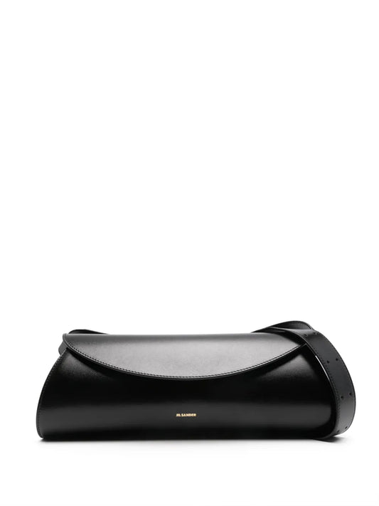 Jil Sander Large Cannolo Leather Shoulder Bag