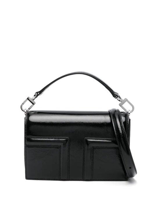 Toteme T Flap Naplack Leather Mini Bag
