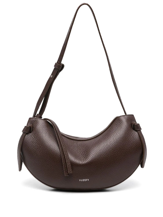 Yuzefi Fortune Cookie Leather Shoulder Bag
