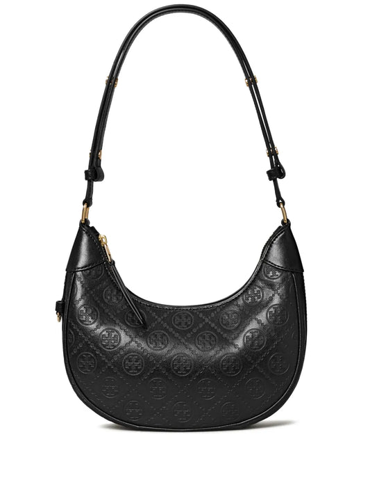 Tory Burch T Monogram Crescent Shoulder Bag
