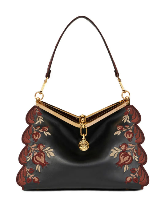 Etro Medium Embroidered Vela Shoulder Bag