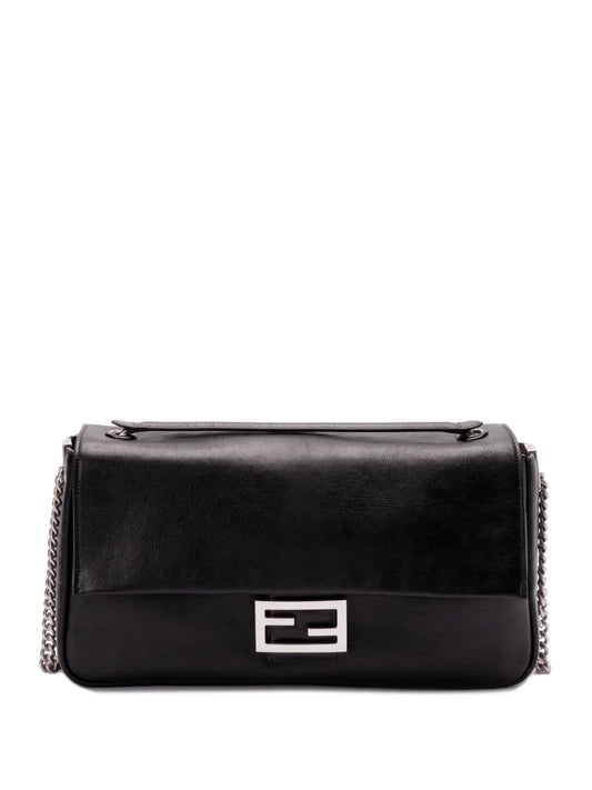 Fendi Leather Baguette Shoulder Bag