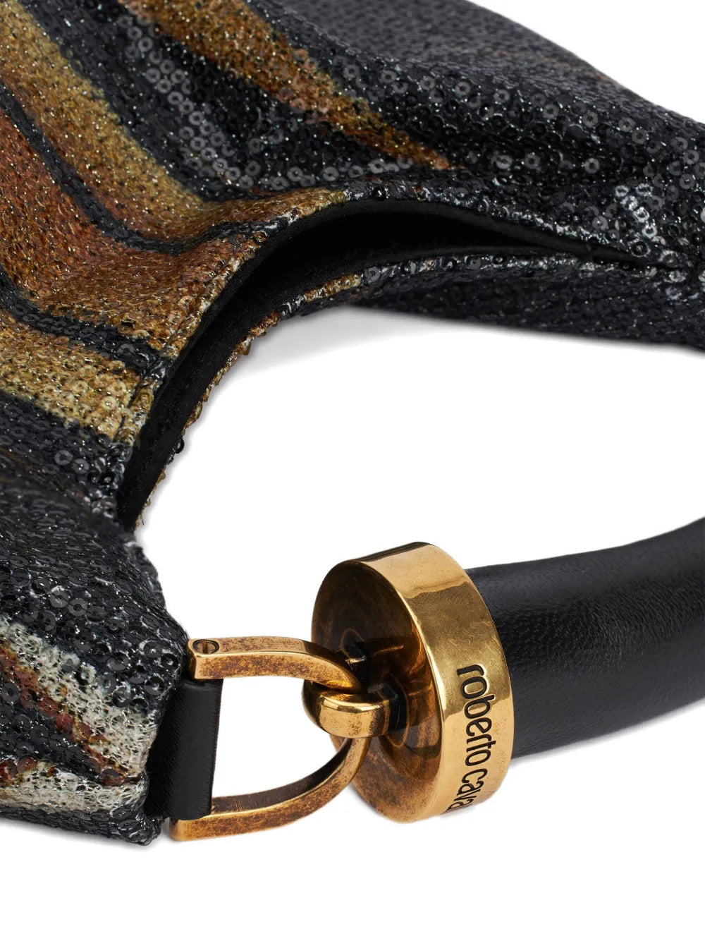Roberto Cavalli Sequin Embellished Shoulder Bag