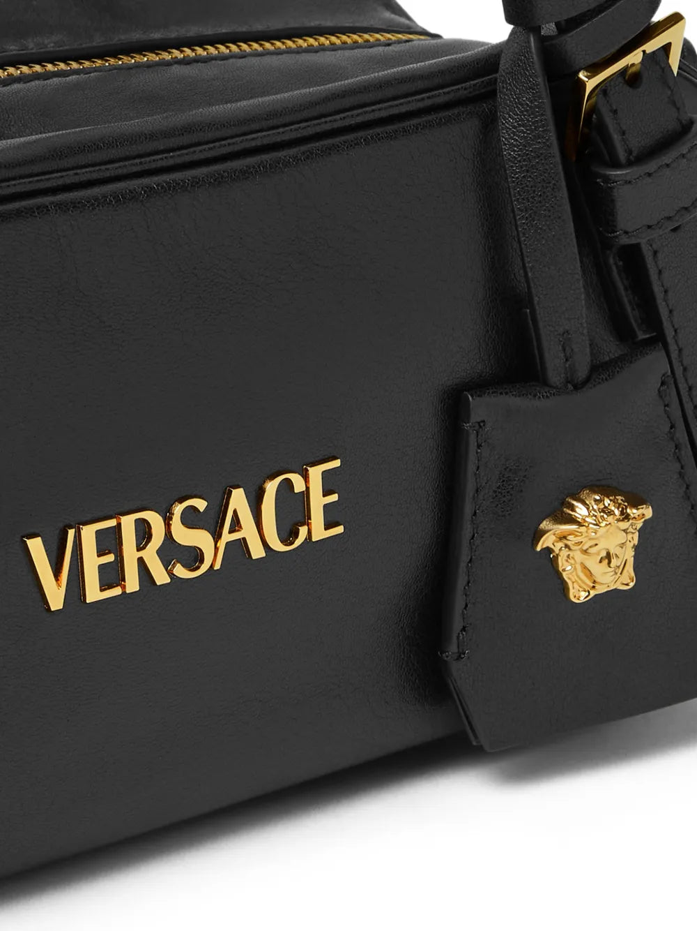 Versace Tag Bowling Shoulder Bag